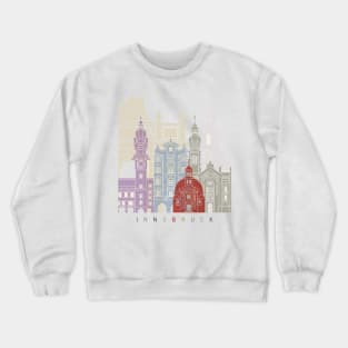 Innsbruck skyline poster Crewneck Sweatshirt